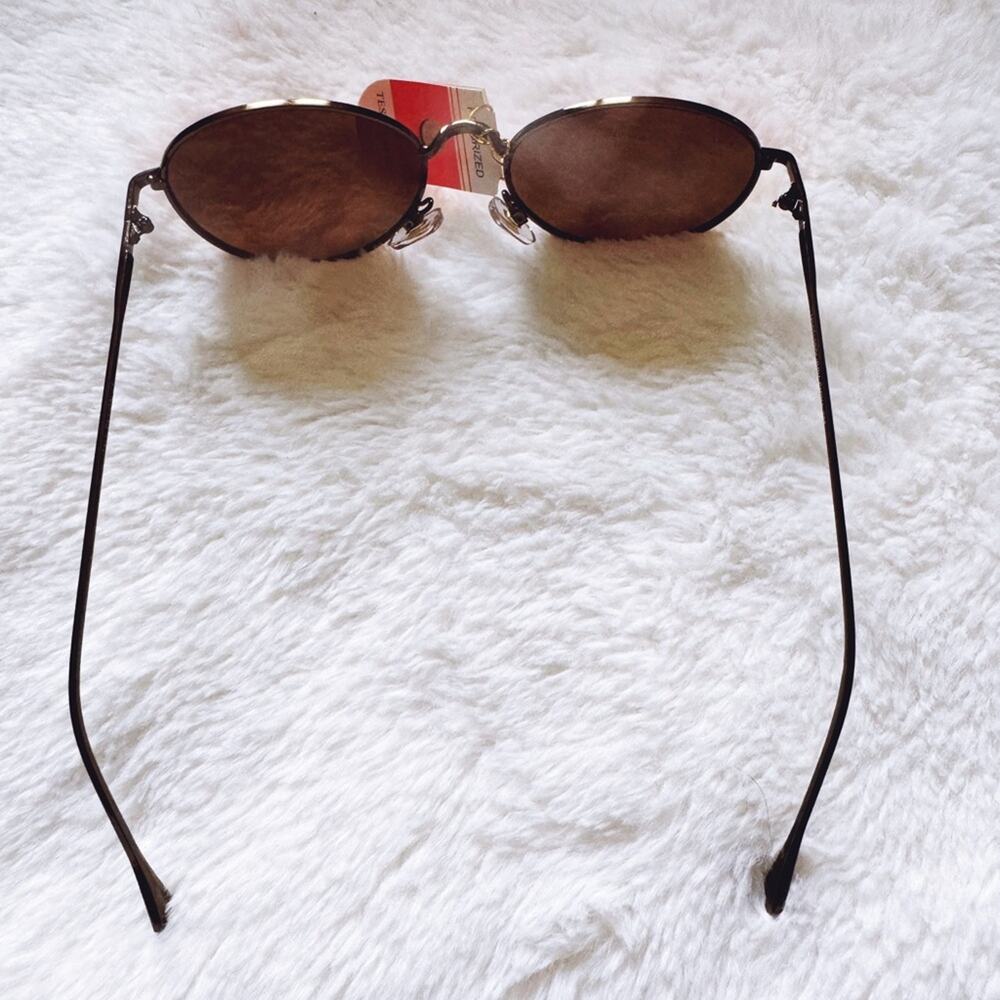 Brielle Bright Red Polarized Mirrored Sunglasses - Picture 10 of 14